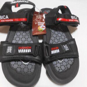 NEW Bica Supreme Sport Kids water Fashion Sandals size 3 Boys Bioren Catha Blk